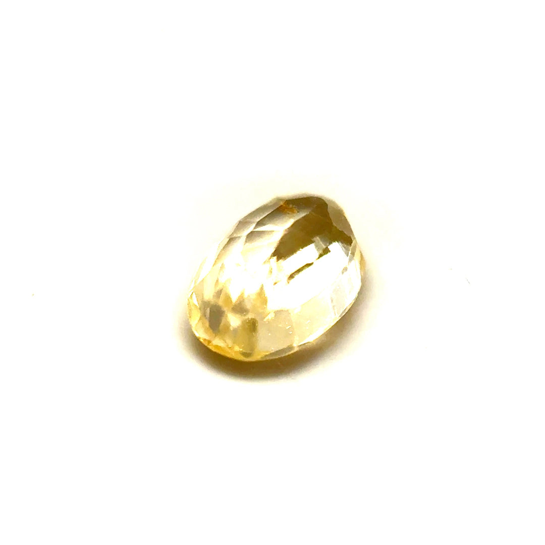 0.79 ct Oval Vivid Yellow Sapphire
