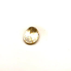 0.79 ct Mixed Oval Cut Yellow (Vivid) Unheated Yellow Sapphire Certified