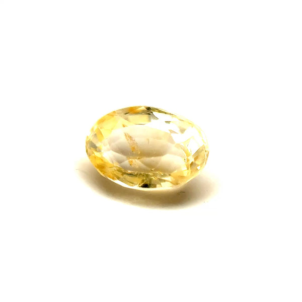 0.79 ct Oval Vivid Yellow Sapphire