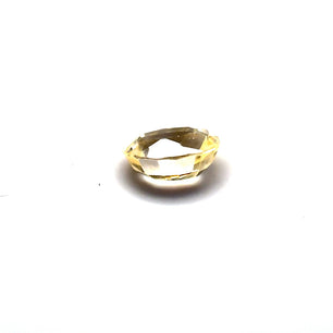 0.79 ct Mixed Oval Cut Yellow (Vivid) Unheated Yellow Sapphire Certified