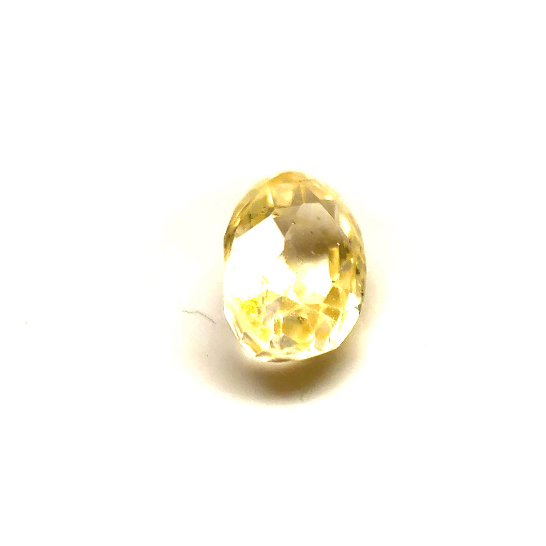 0.79 ct Oval Vivid Yellow Sapphire