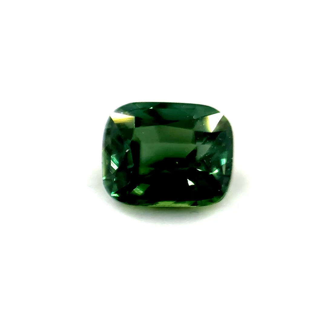 1.02 ct Rectangular Vivid Green Sapphire