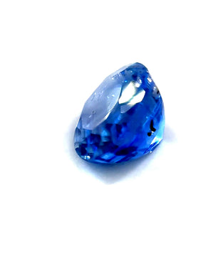 1.63 ct Oval Cornflower Blue Unheated Sapphire
