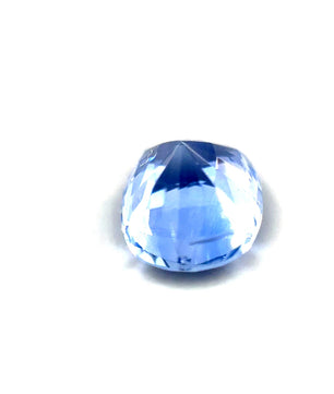 1.28 ct Rectangular Light Blue Unheated Sapphire