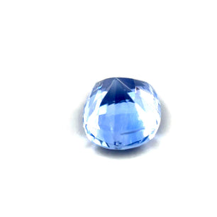 1.28 ct Rectangular Light Blue Unheated Sapphire