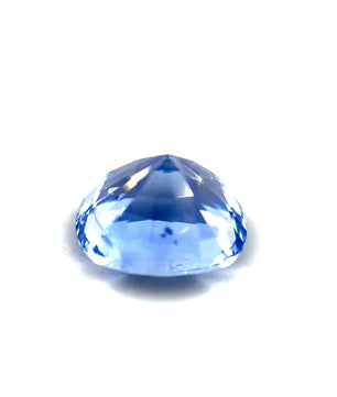1.28 ct Rectangular Light Blue Unheated Sapphire