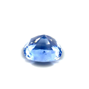 1.28 ct Rectangular Light Blue Unheated Sapphire