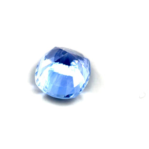 1.28 ct Rectangular Light Blue Unheated Sapphire