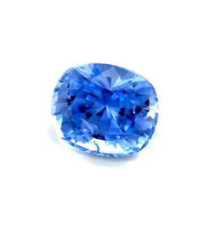 1.28 ct Rectangular Light Blue Unheated Sapphire