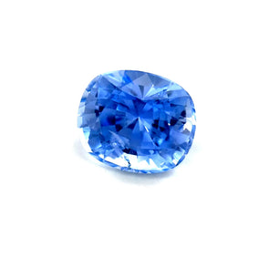 1.28 ct Rectangular Light Blue Unheated Sapphire