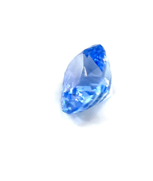 1.28 ct Rectangular Light Blue Unheated Sapphire