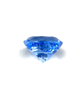 1.28 ct Rectangular Light Blue Unheated Sapphire