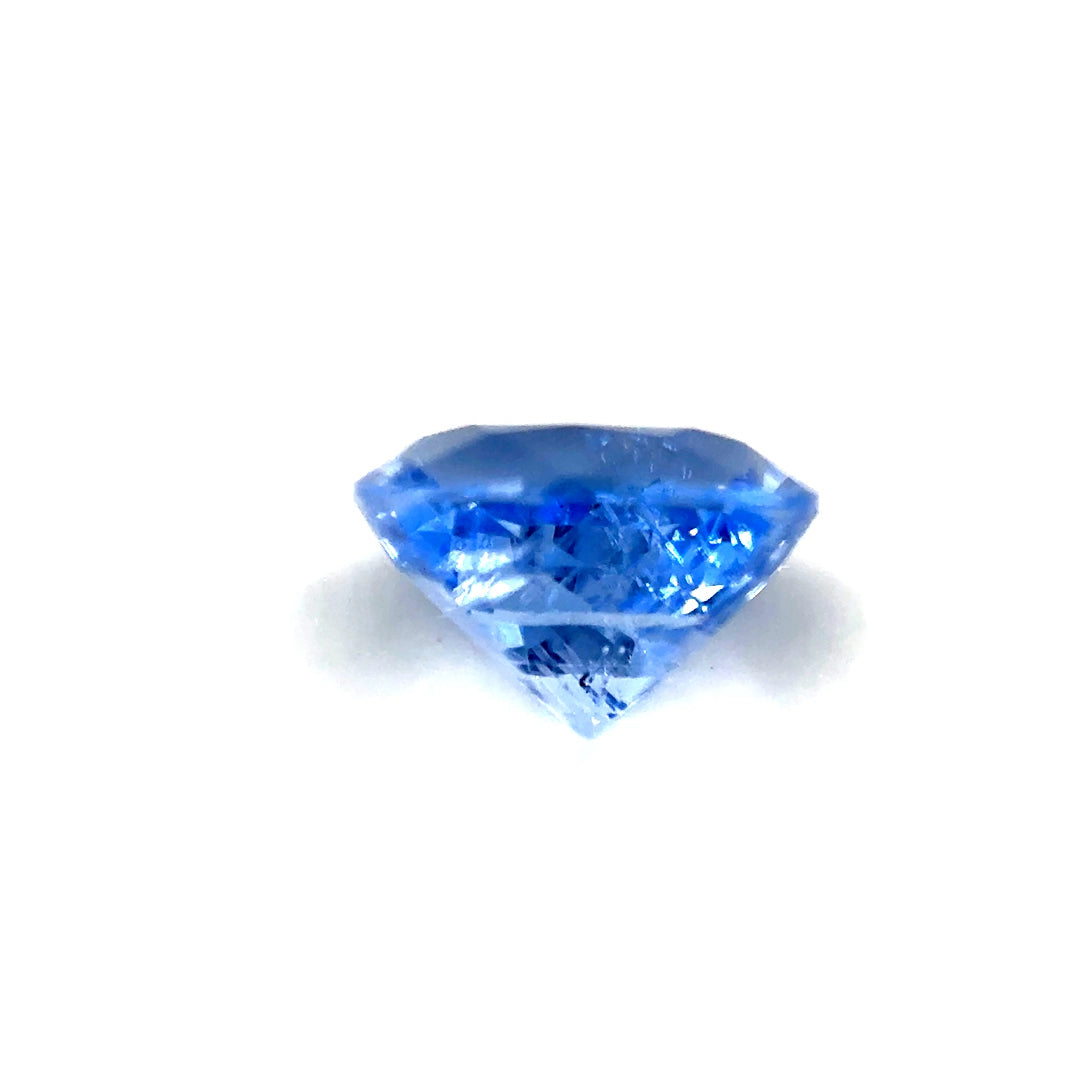 1.28 ct Rectangular Light Blue Unheated Sapphire