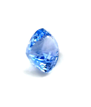 1.28 ct Rectangular Light Blue Unheated Sapphire