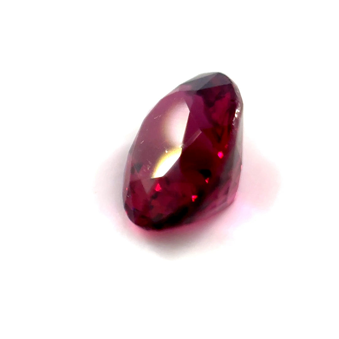 2.21ct Mixed Oval Cut Red Rhodolite Certified