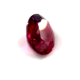 2.21ct Mixed Oval Cut Red Rhodolite Certified