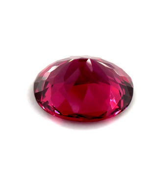 2.21ct Oval Red Rhodolite Garnet