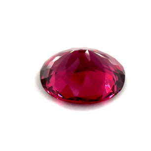2.21ct Mixed Oval Cut Red Rhodolite Certified
