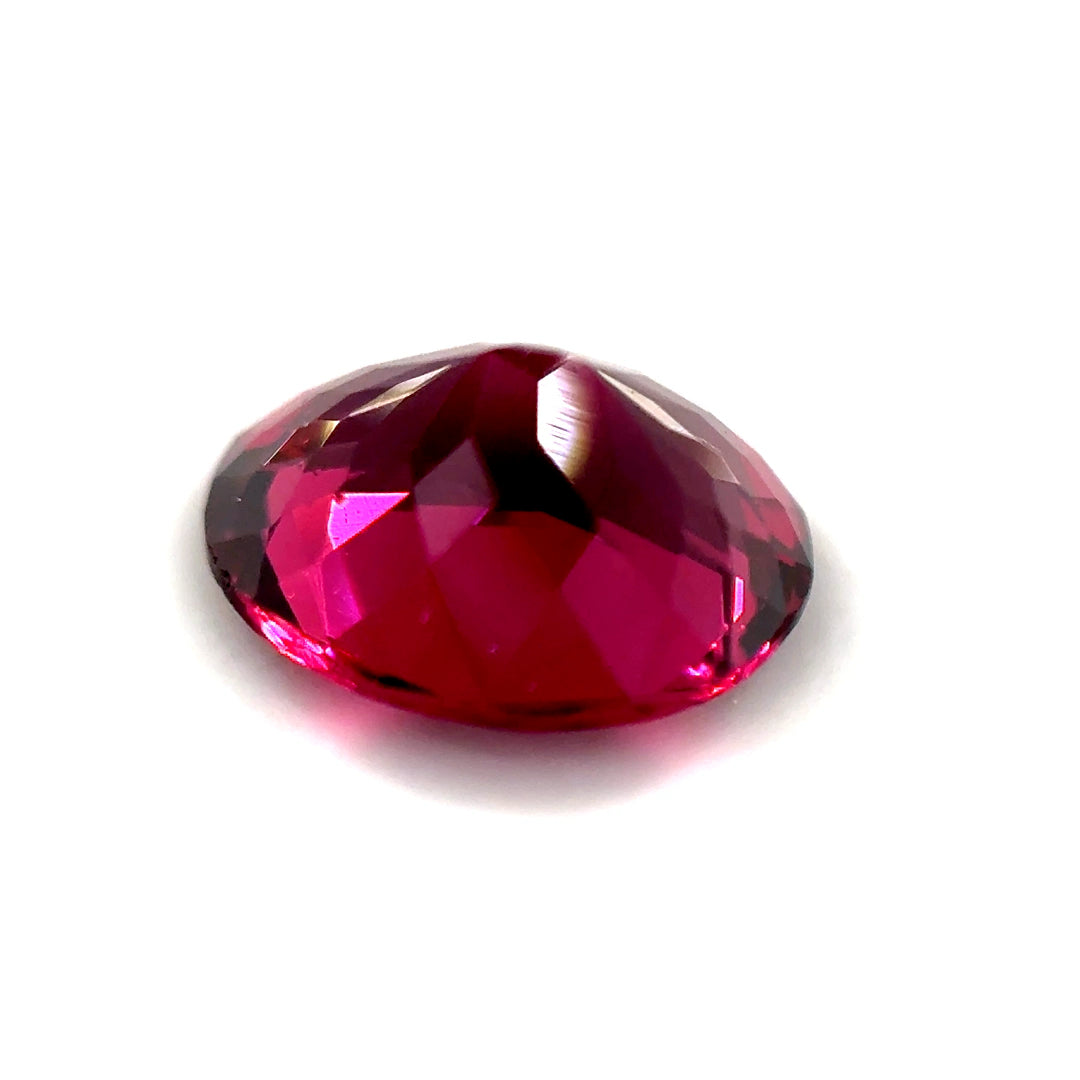 2.21ct Mixed Oval Cut Red Rhodolite Certified