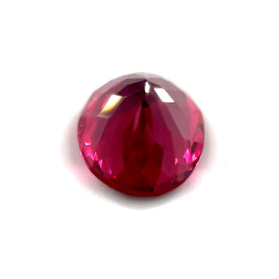 2.21ct Mixed Oval Cut Red Rhodolite Certified