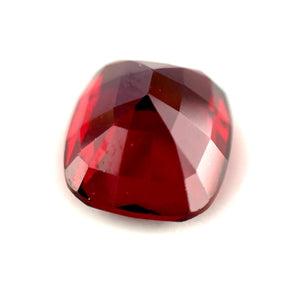 4.31 ct Mixed Cushion Triangular Cut Red Rhodolite Certified