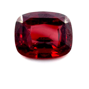 4.31 ct Mixed Cushion Triangular Cut Red Rhodolite Certified
