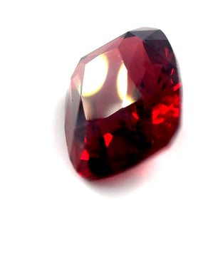 4.31 ct Rectangular Red Rhodolite Garnet