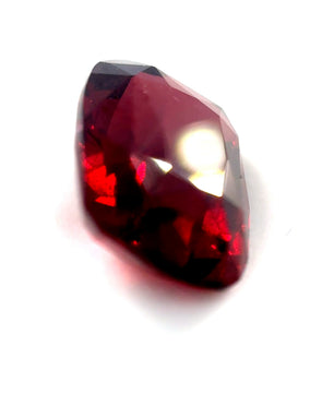 4.31 ct Rectangular Red Rhodolite Garnet