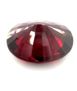 7.71 ct Oval Red Rhodolite Garnet