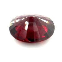 7.71 ct Oval Red Rhodolite Garnet
