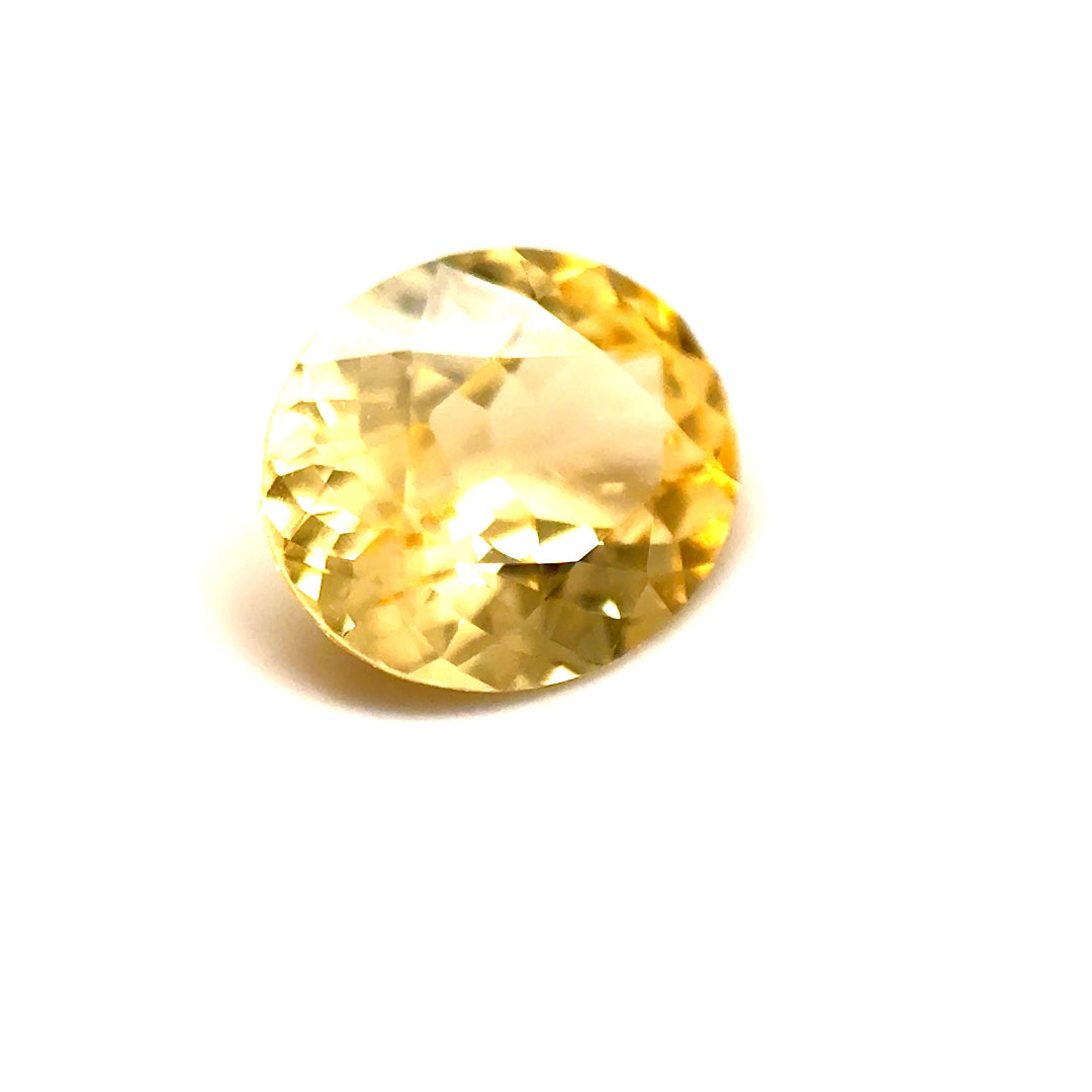 1.23 ct Oval Yellow Sapphire