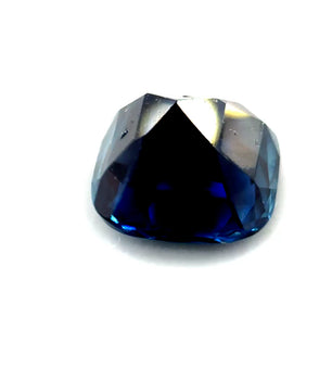 2.53 ct Rectangular Greenish-Blue Sapphire