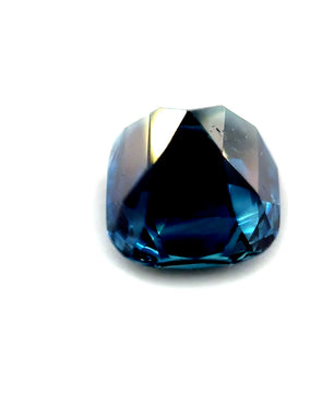 2.53 ct Rectangular Greenish-Blue Sapphire