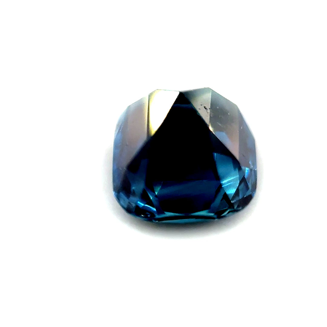 2.53 ct Rectangular Greenish-Blue Sapphire