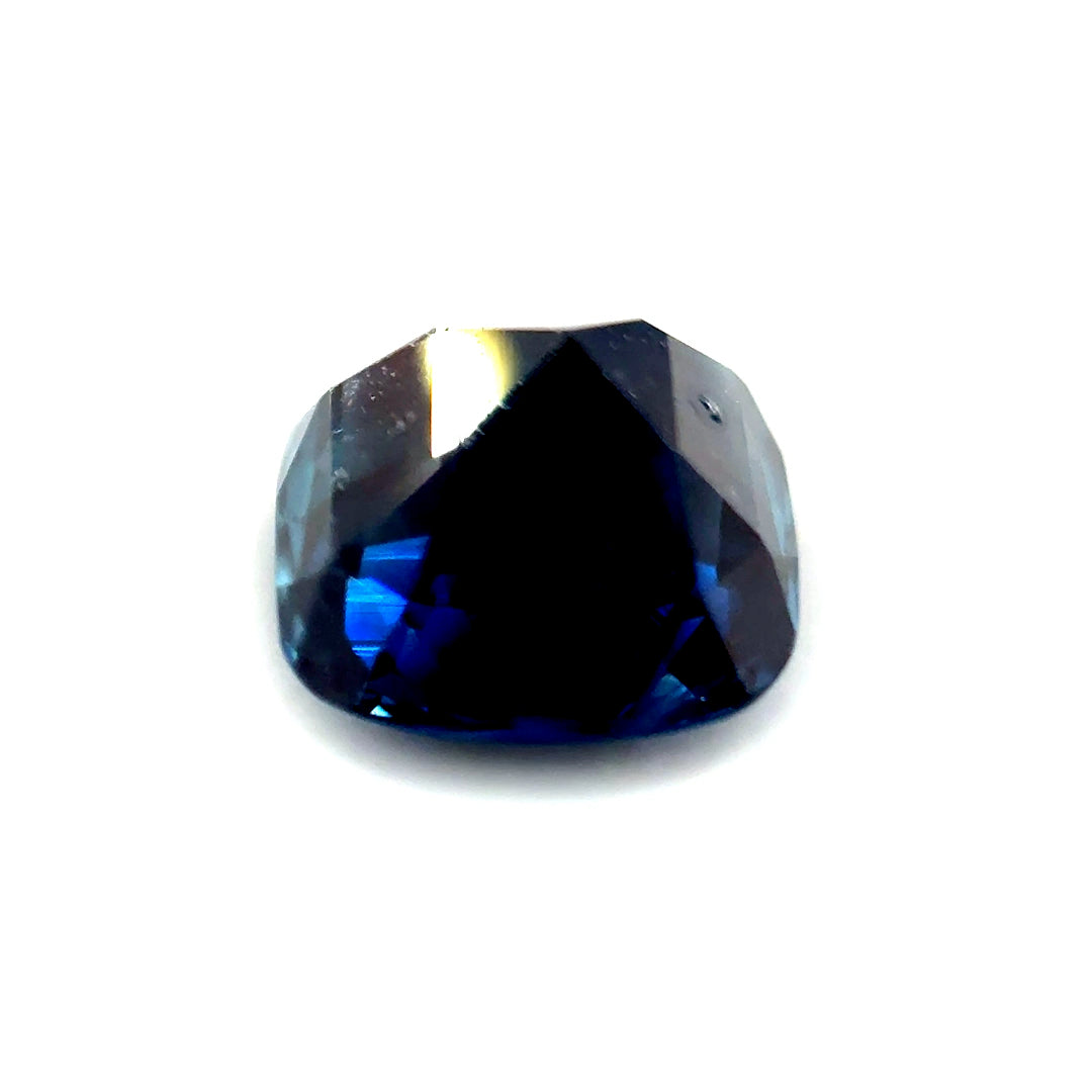 2.53 ct Rectangular Greenish-Blue Sapphire