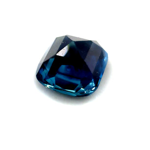 2.53 ct Rectangular Greenish-Blue Sapphire