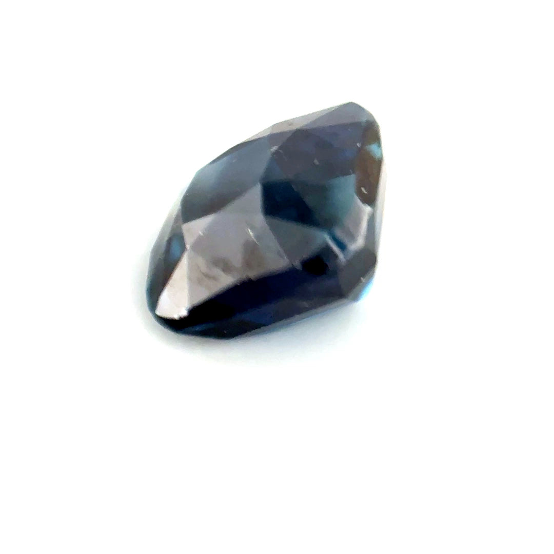 2.53 ct Rectangular Greenish-Blue Sapphire