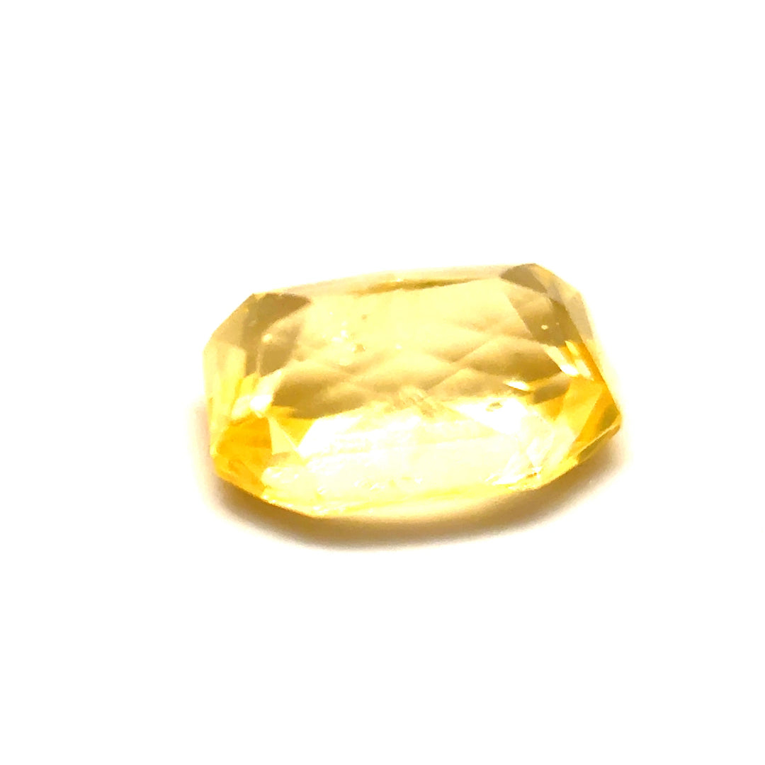 2.07 ct Octagonal Yellow Sapphire
