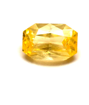 2.07 ct Octagonal Yellow Sapphire