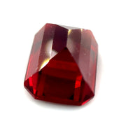 6.17 ct Rectangular Reddish-Orange Hessonite Garnet