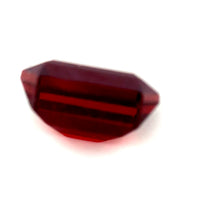 6.17 ct Rectangular Reddish-Orange Hessonite Garnet