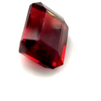 6.17 ct Rectangular Reddish-Orange Hessonite Garnet