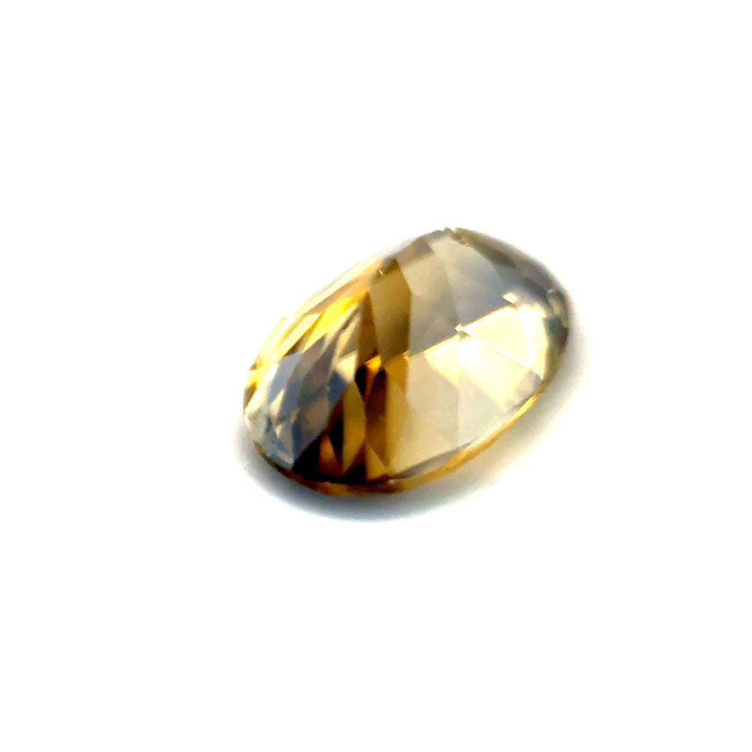1.71ct Oval Brownish-Yellow Zircon