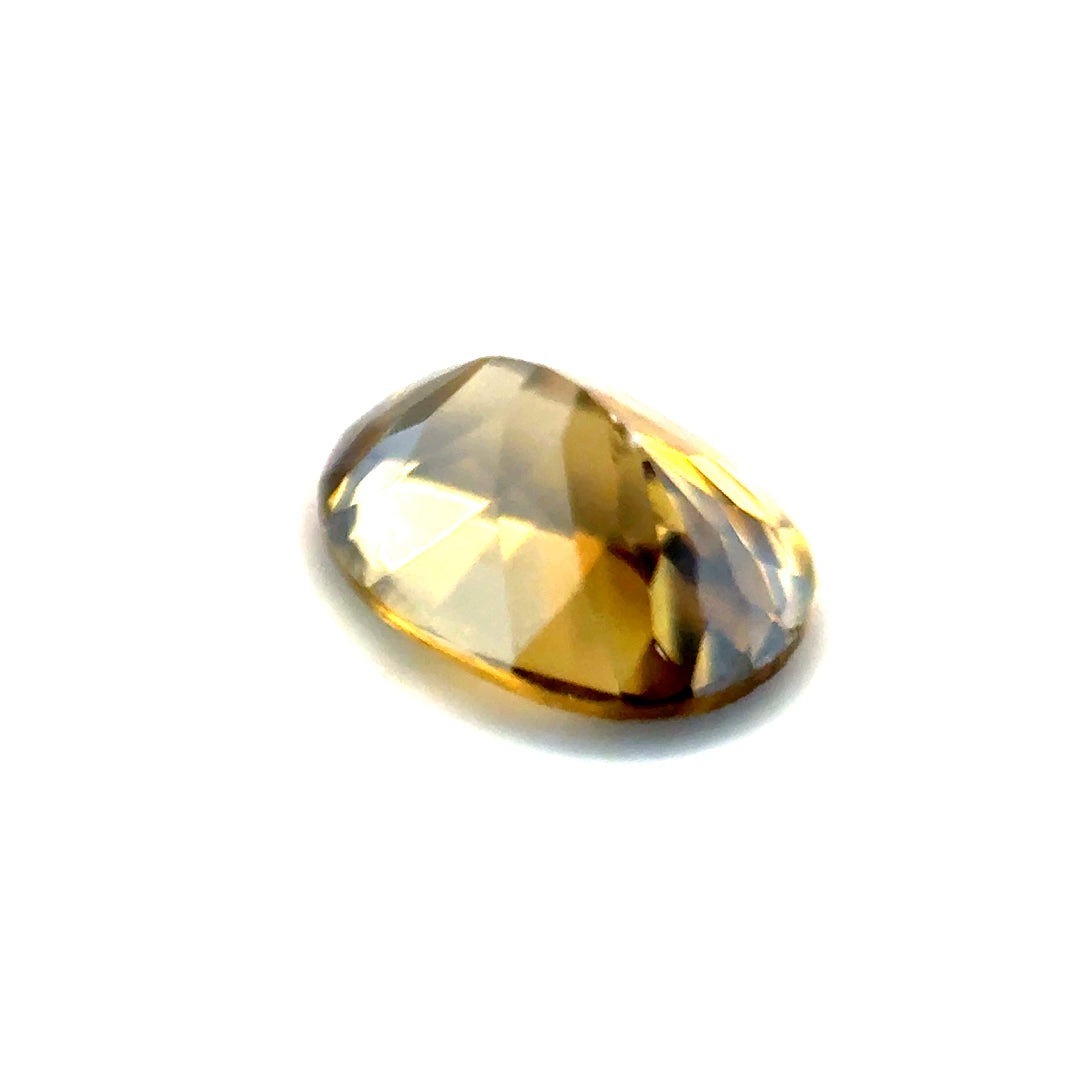 1.71ct Oval Brownish-Yellow Zircon