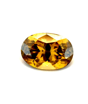 1.71ct Oval Brownish-Yellow Zircon