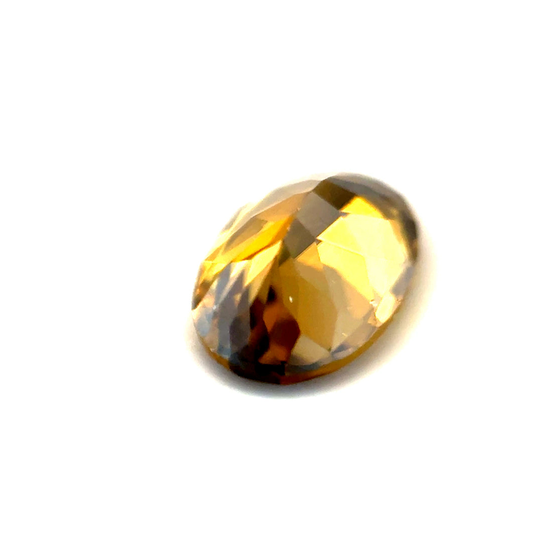1.78 ct Oval Yellowish-Brown Zircon