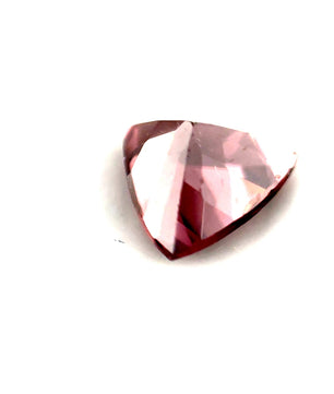 1.64 ct Triangular Brownish-Purple Pink Zircon