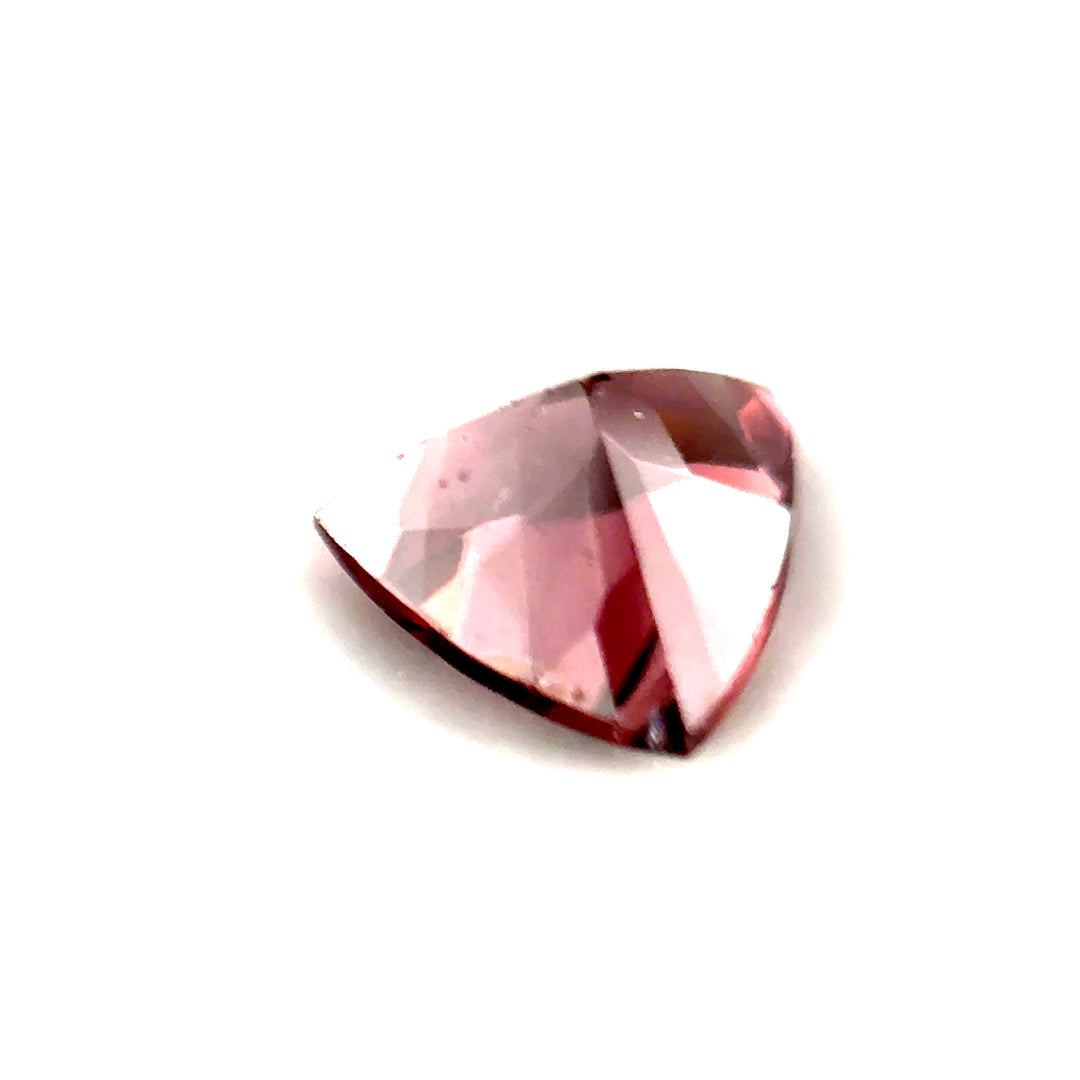1.64 ct Triangular Brownish-Purple Pink Zircon