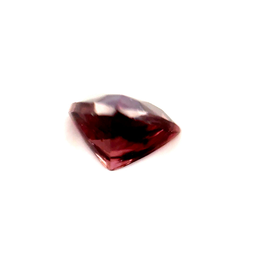 1.64 ct Triangular Brownish-Purple Pink Zircon