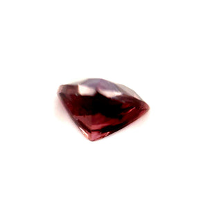 1.64 ct Triangular Brownish-Purple Pink Zircon